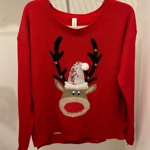 Christmas reindeer sweater